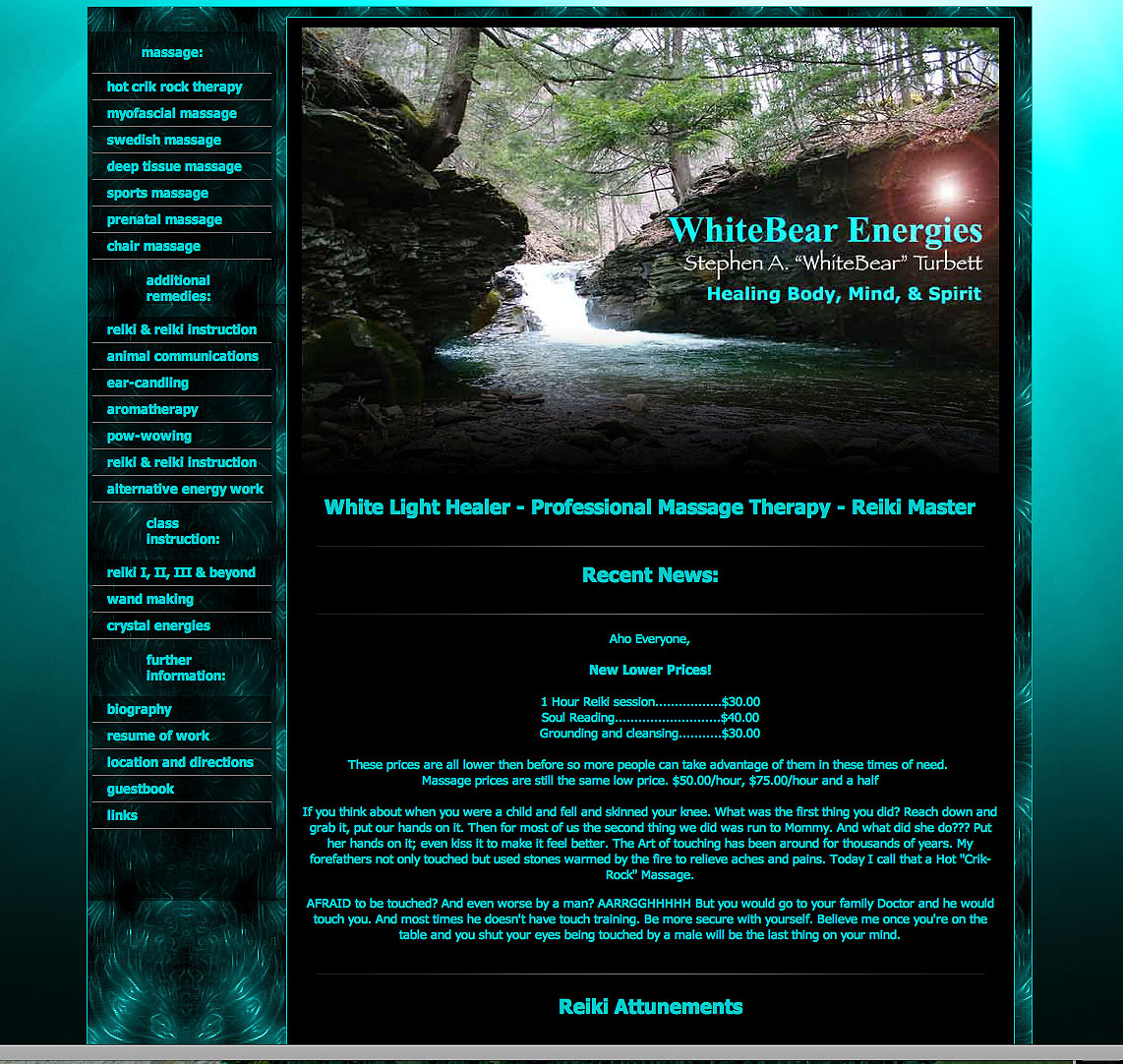 WhiteBear Energies Professional Massage and Reiki 